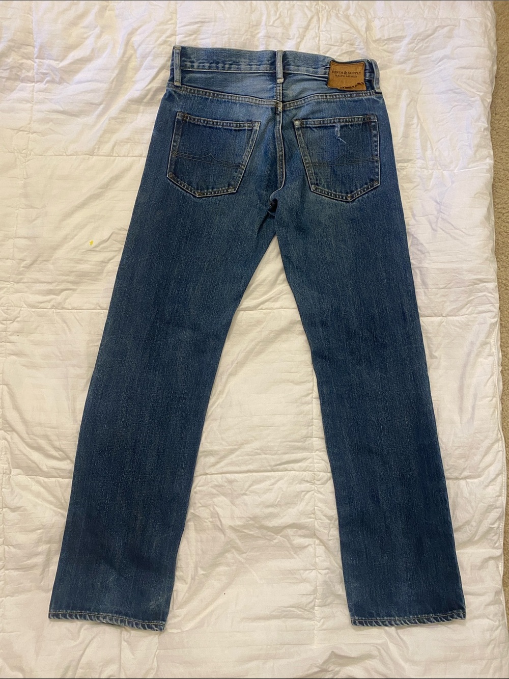Ralph Lauren Men's Dark Blue Straight Jeans